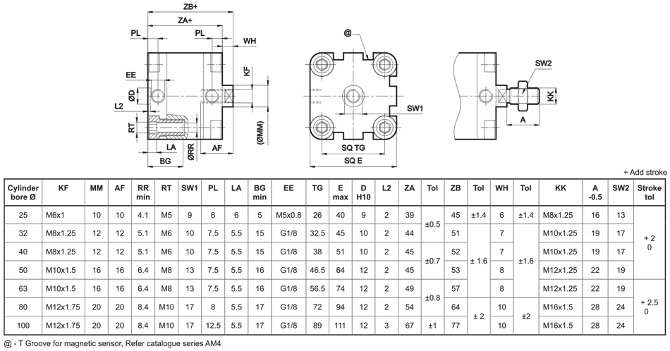 Basic Cylinder Diagram