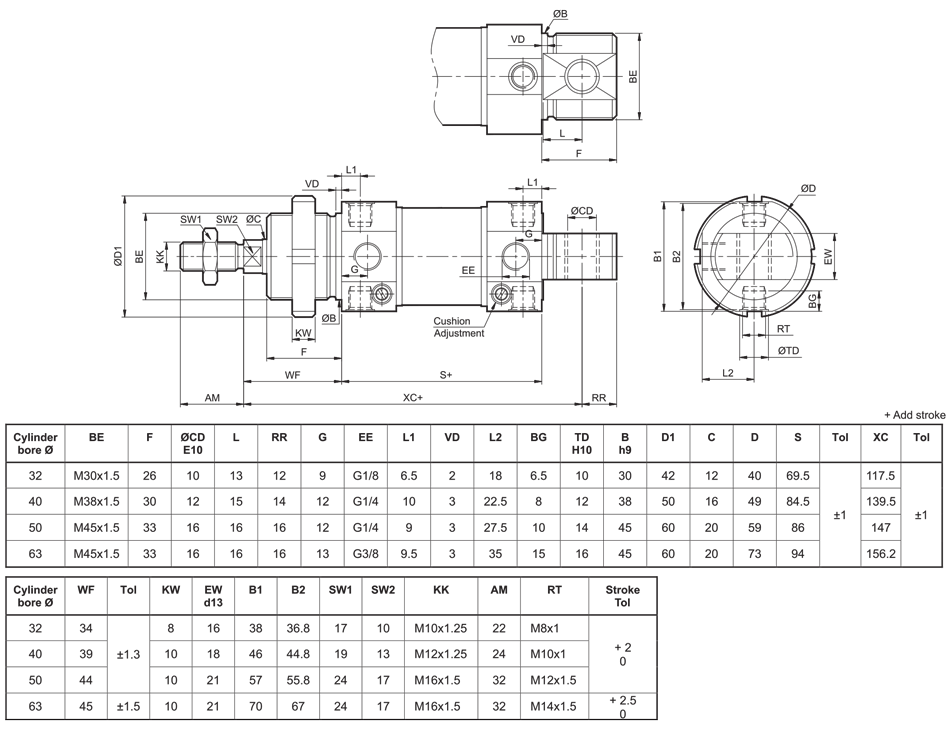 Basic Cylinder Diagram