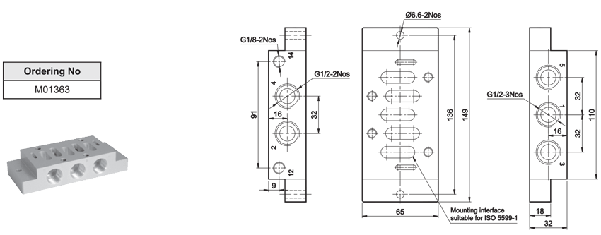 ISO Sub base - Size 3