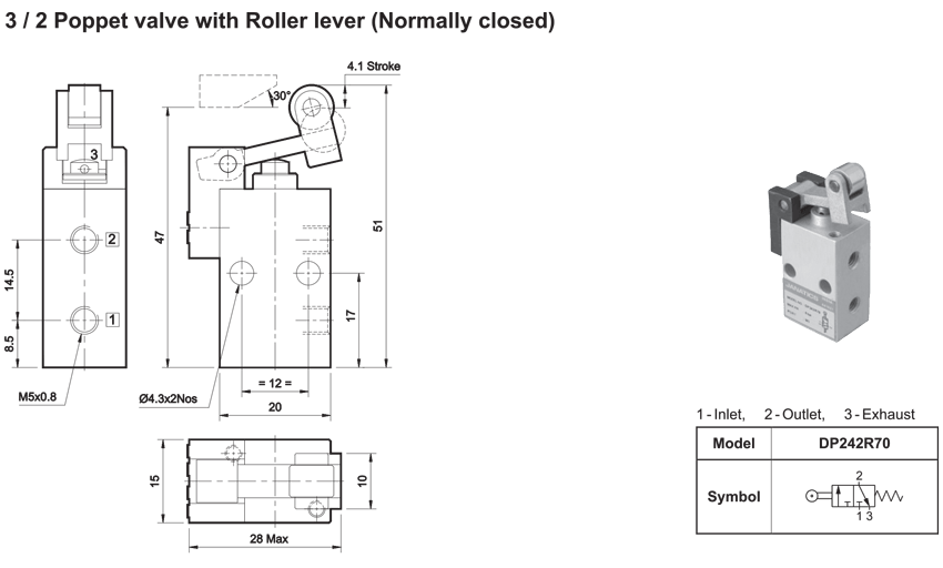 Roller lever