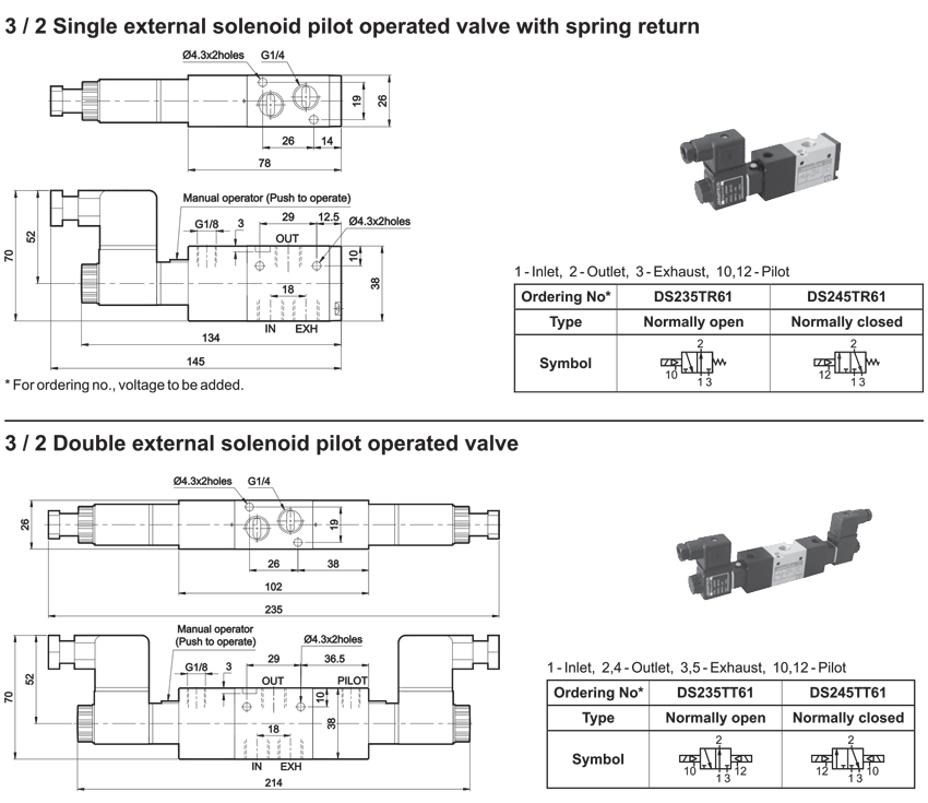 3/2 valves